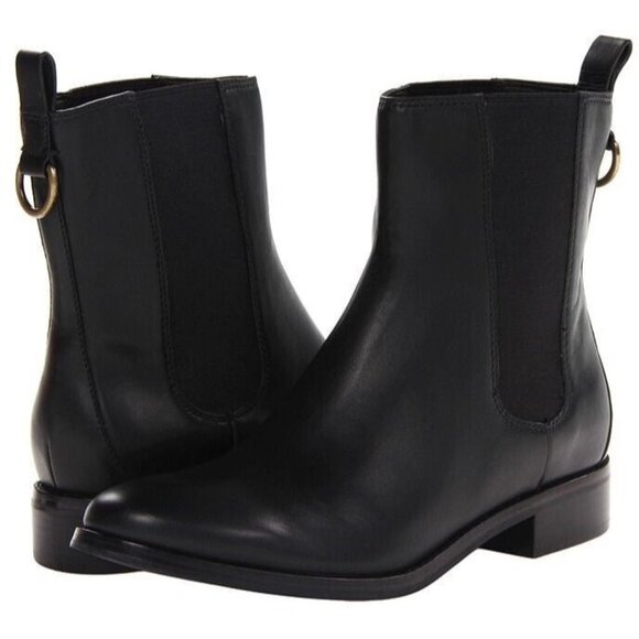 Cole Haan Shoes - Cole Haan NikeAir Black Waterproof Evan Short Slip On Ankle Boot Women's Size 9B